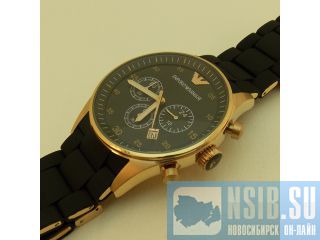   Emporio Armani AR5905 Black Sport Chronograph 