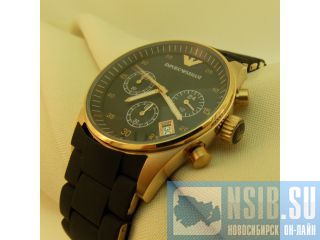   Emporio Armani AR5906 Black Sport Chronograph 