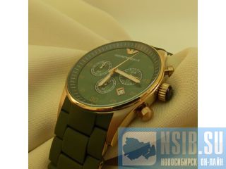   Emporio Armani AR5890 Green Sport Chronograph 