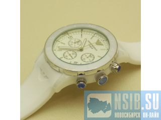   Emporio Armani AR1435 Ceramic Chronograph White 