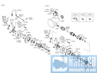   49501 4E001 Kia Bongo 3, 4 